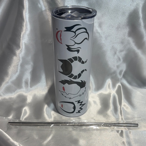 Other - 20oz Disney Villains Tumbler with Black and Red Design